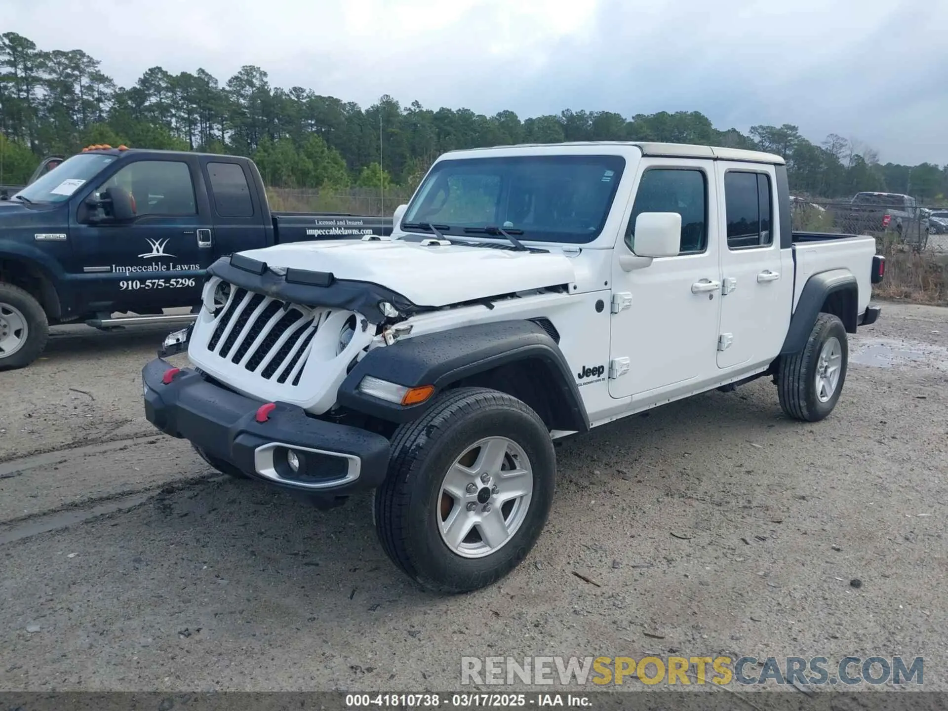 2 Photograph of a damaged car 1C6HJTAG5PL533913 JEEP GLADIATOR 2023