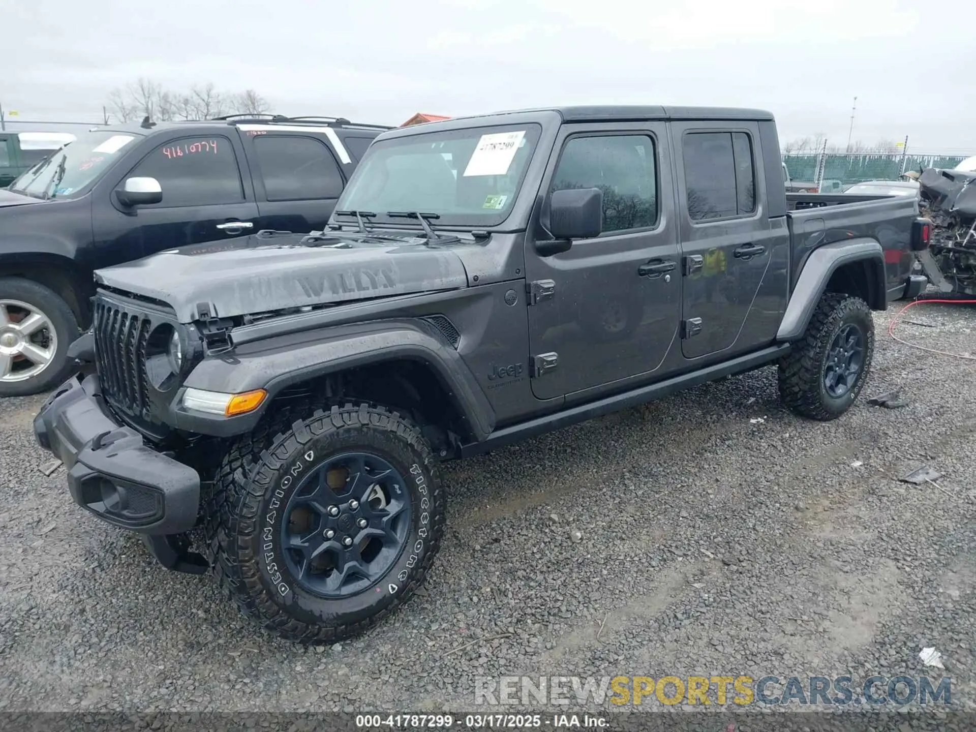 2 Photograph of a damaged car 1C6HJTAG5PL570735 JEEP GLADIATOR 2023