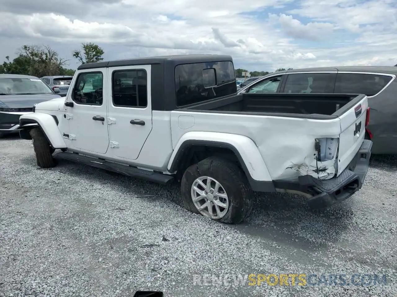 2 Photograph of a damaged car 1C6HJTAG6PL535119 JEEP GLADIATOR 2023