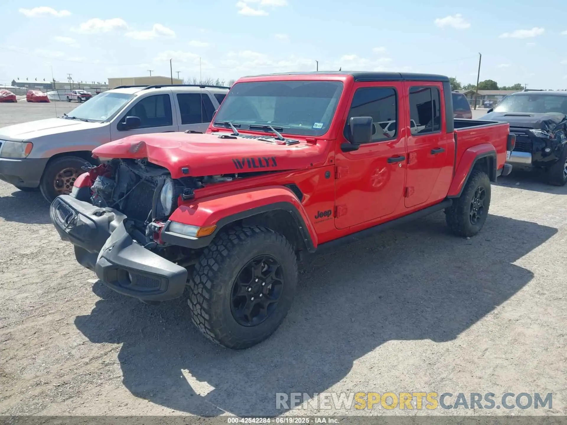 2 Photograph of a damaged car 1C6HJTAG6PL545780 JEEP GLADIATOR 2023