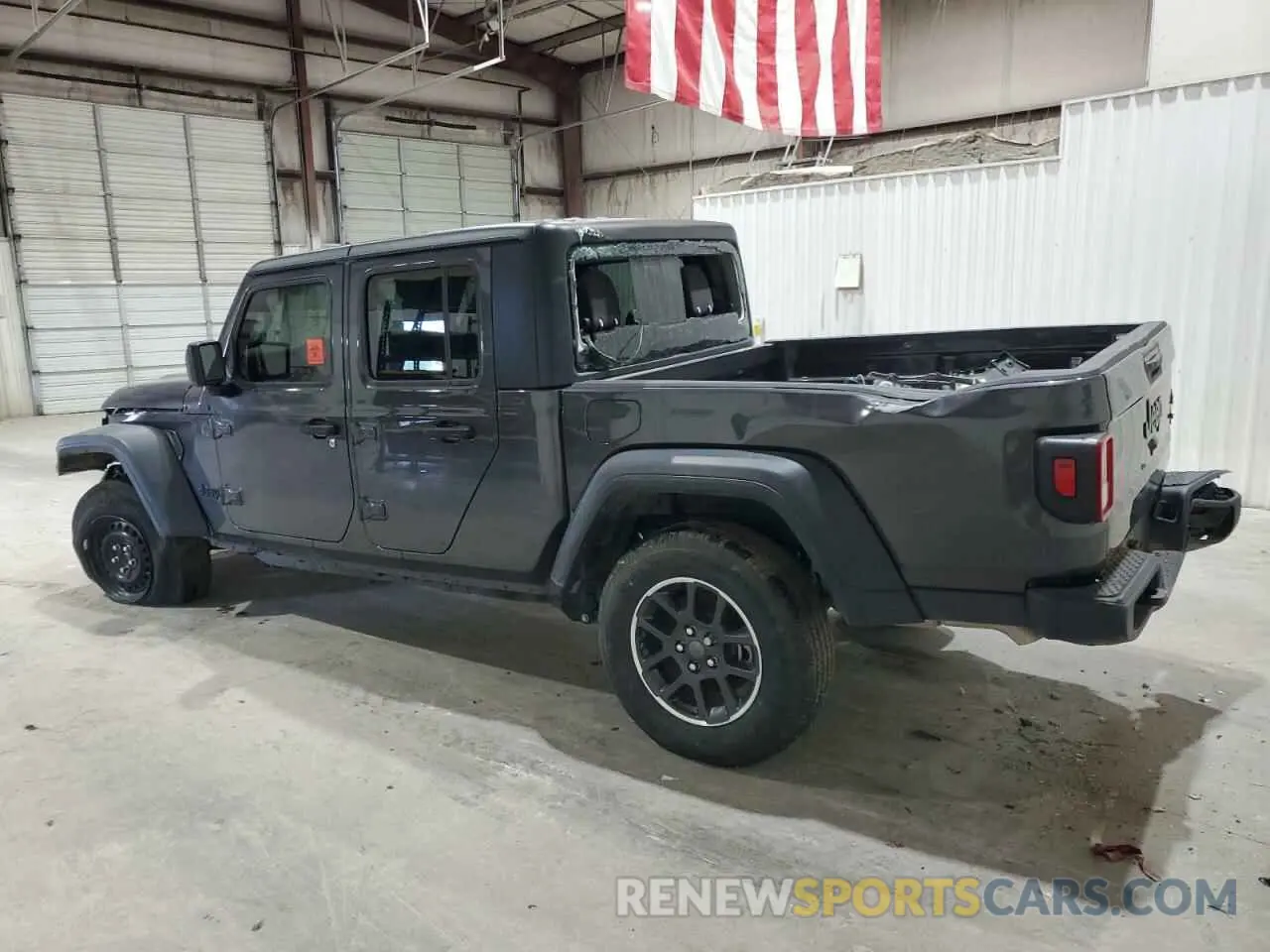 2 Photograph of a damaged car 1C6HJTAG6PL584627 JEEP GLADIATOR 2023