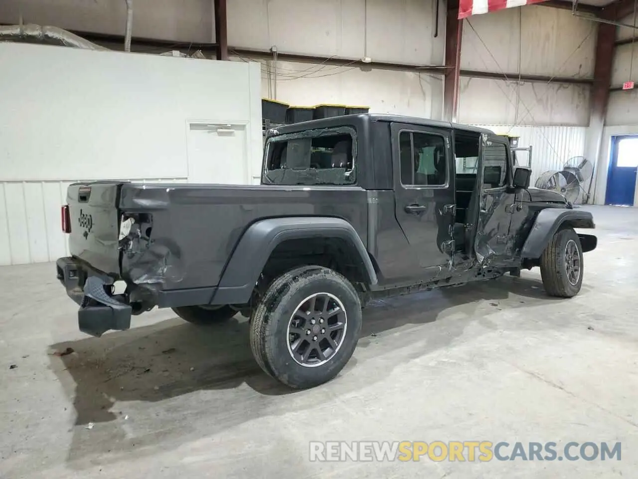 3 Photograph of a damaged car 1C6HJTAG6PL584627 JEEP GLADIATOR 2023