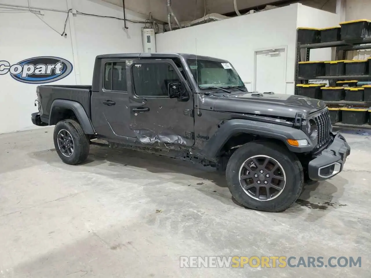 4 Photograph of a damaged car 1C6HJTAG6PL584627 JEEP GLADIATOR 2023