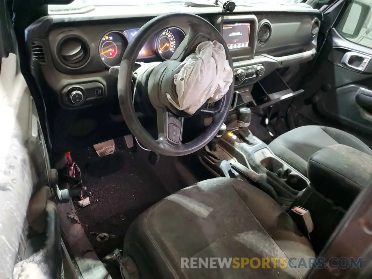 8 Photograph of a damaged car 1C6HJTAG6PL584627 JEEP GLADIATOR 2023