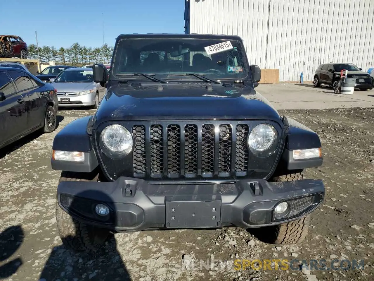 5 Photograph of a damaged car 1C6HJTAG7PL500766 JEEP GLADIATOR 2023