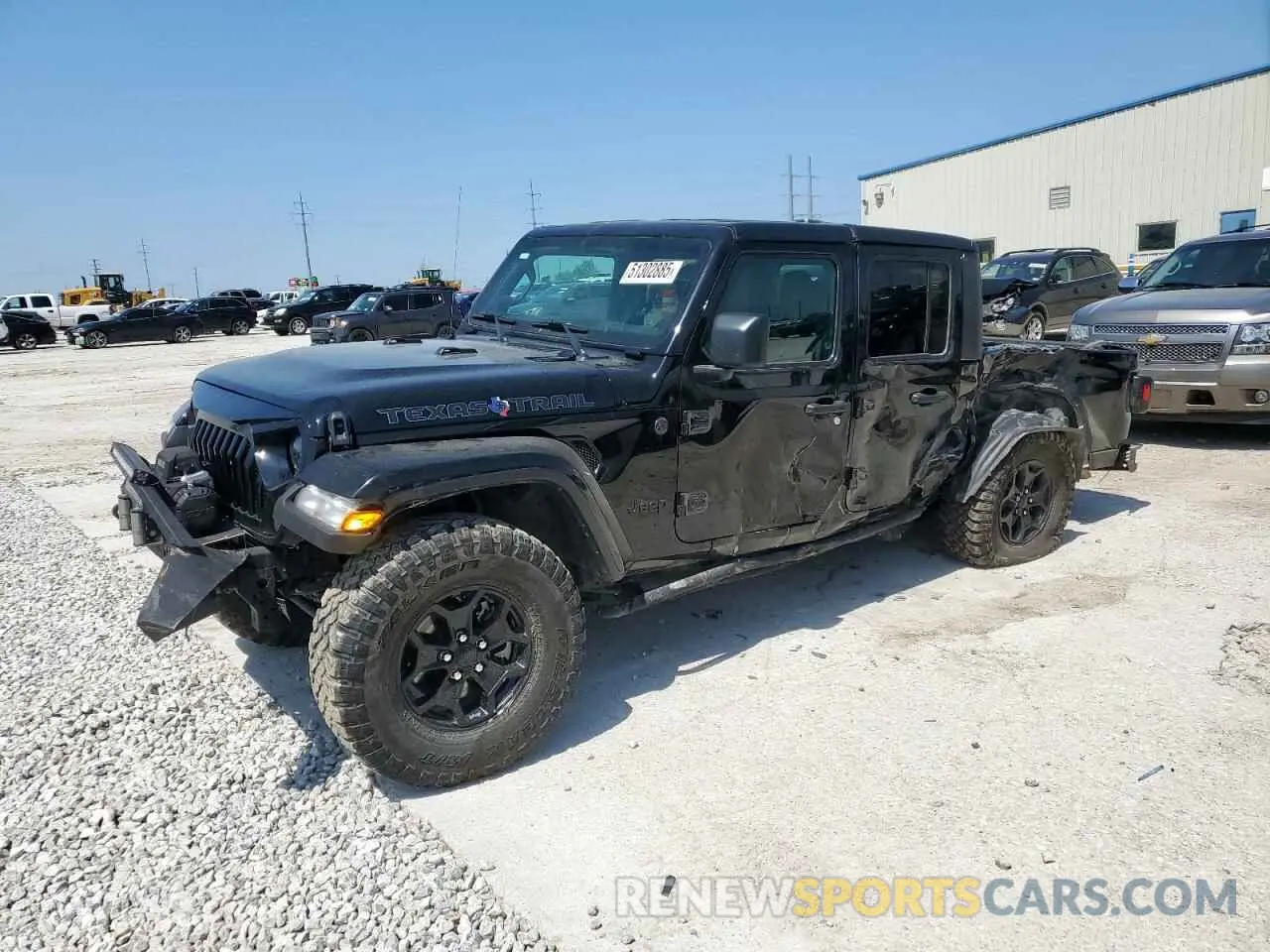 1 Photograph of a damaged car 1C6HJTAG7PL531273 JEEP GLADIATOR 2023