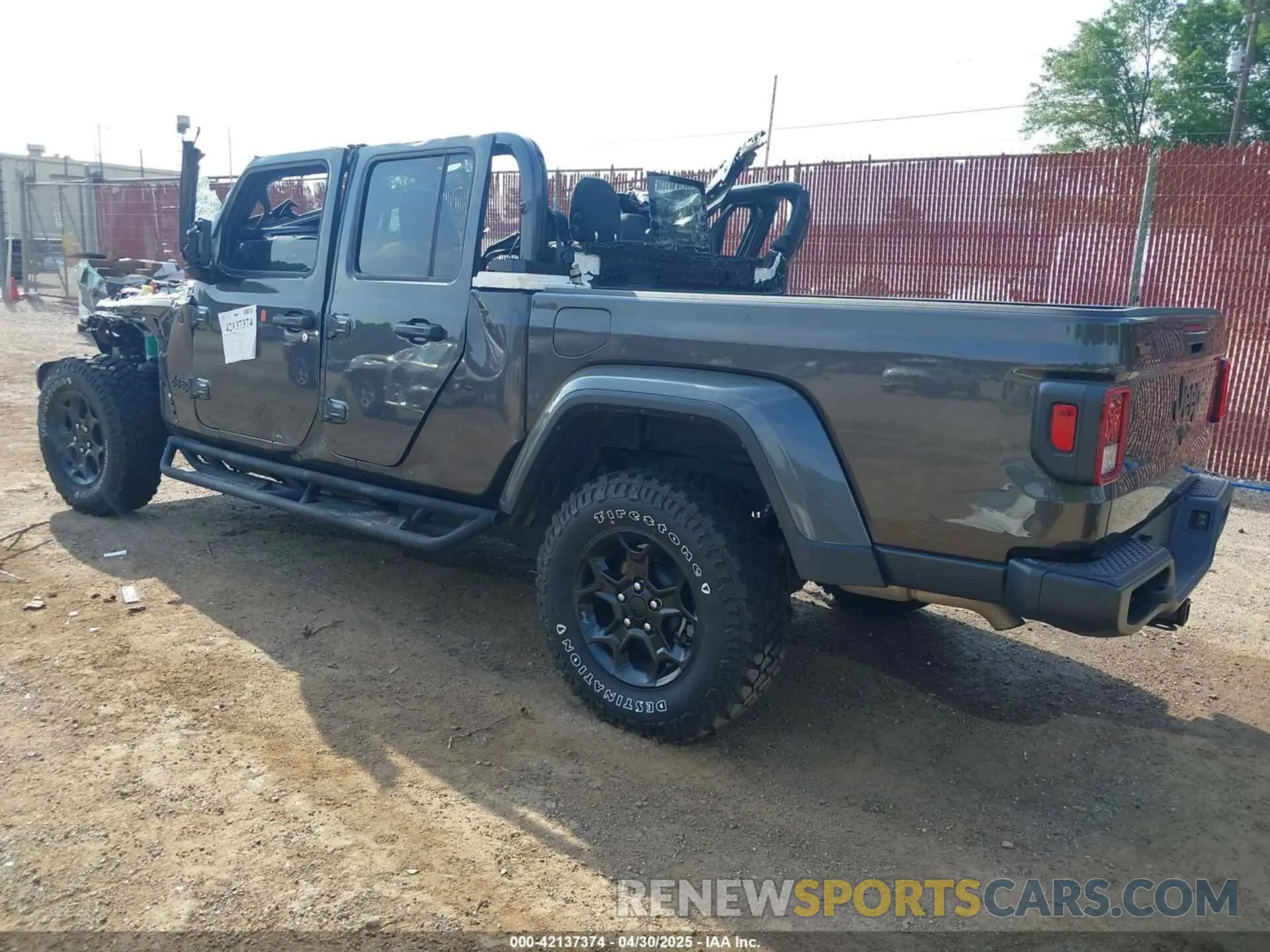 3 Photograph of a damaged car 1C6HJTAG7PL567710 JEEP GLADIATOR 2023