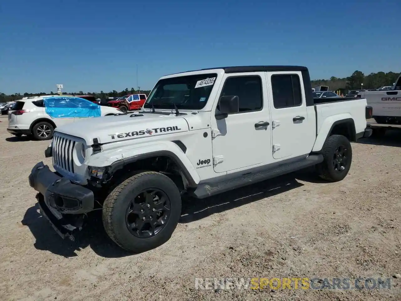 1 Photograph of a damaged car 1C6HJTAG8PL565125 JEEP GLADIATOR 2023