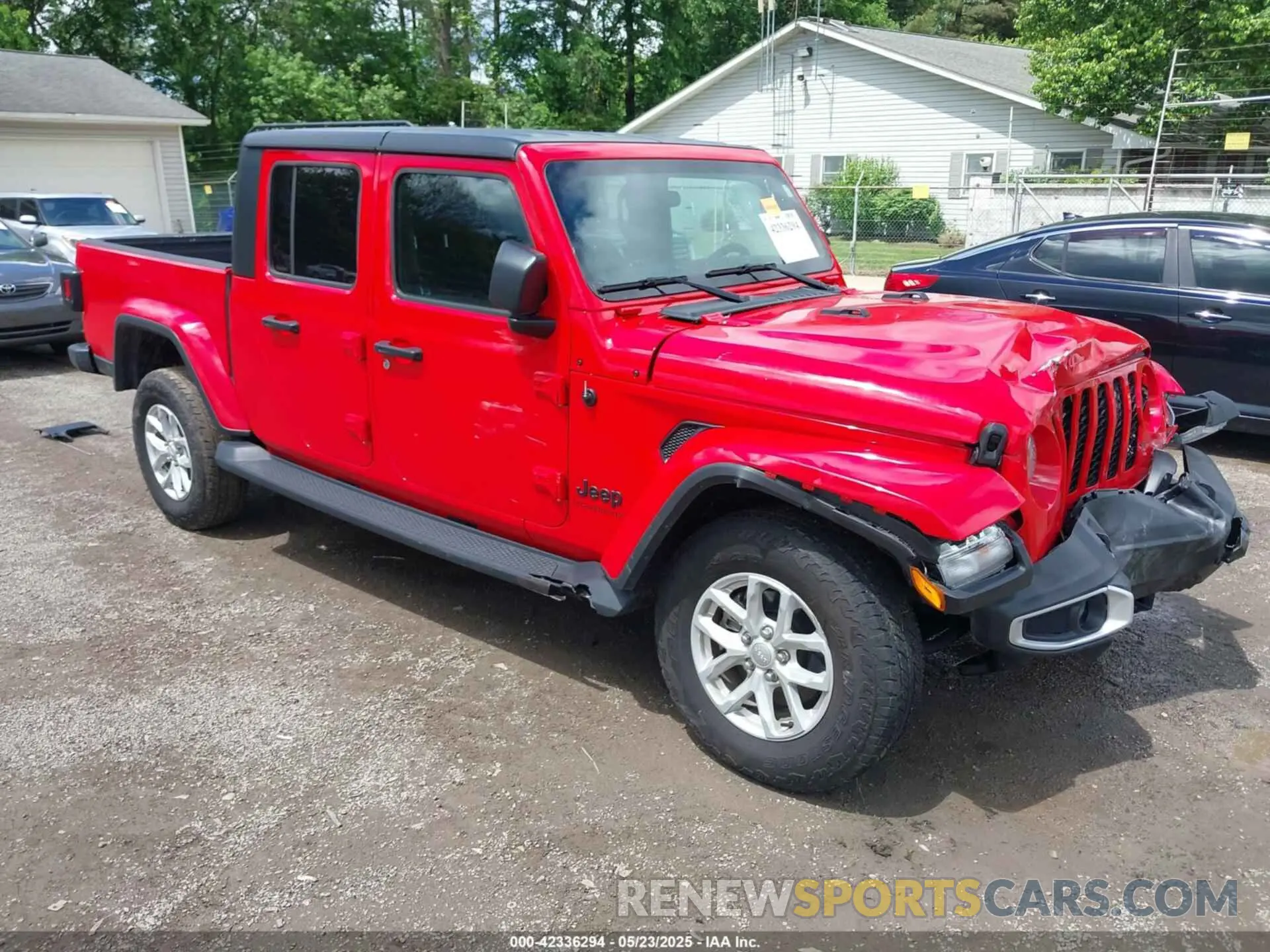 1 Photograph of a damaged car 1C6HJTAG8PL572270 JEEP GLADIATOR 2023