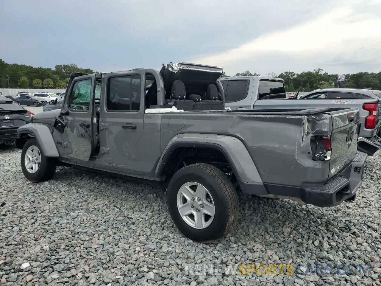2 Photograph of a damaged car 1C6HJTAG9PL506729 JEEP GLADIATOR 2023
