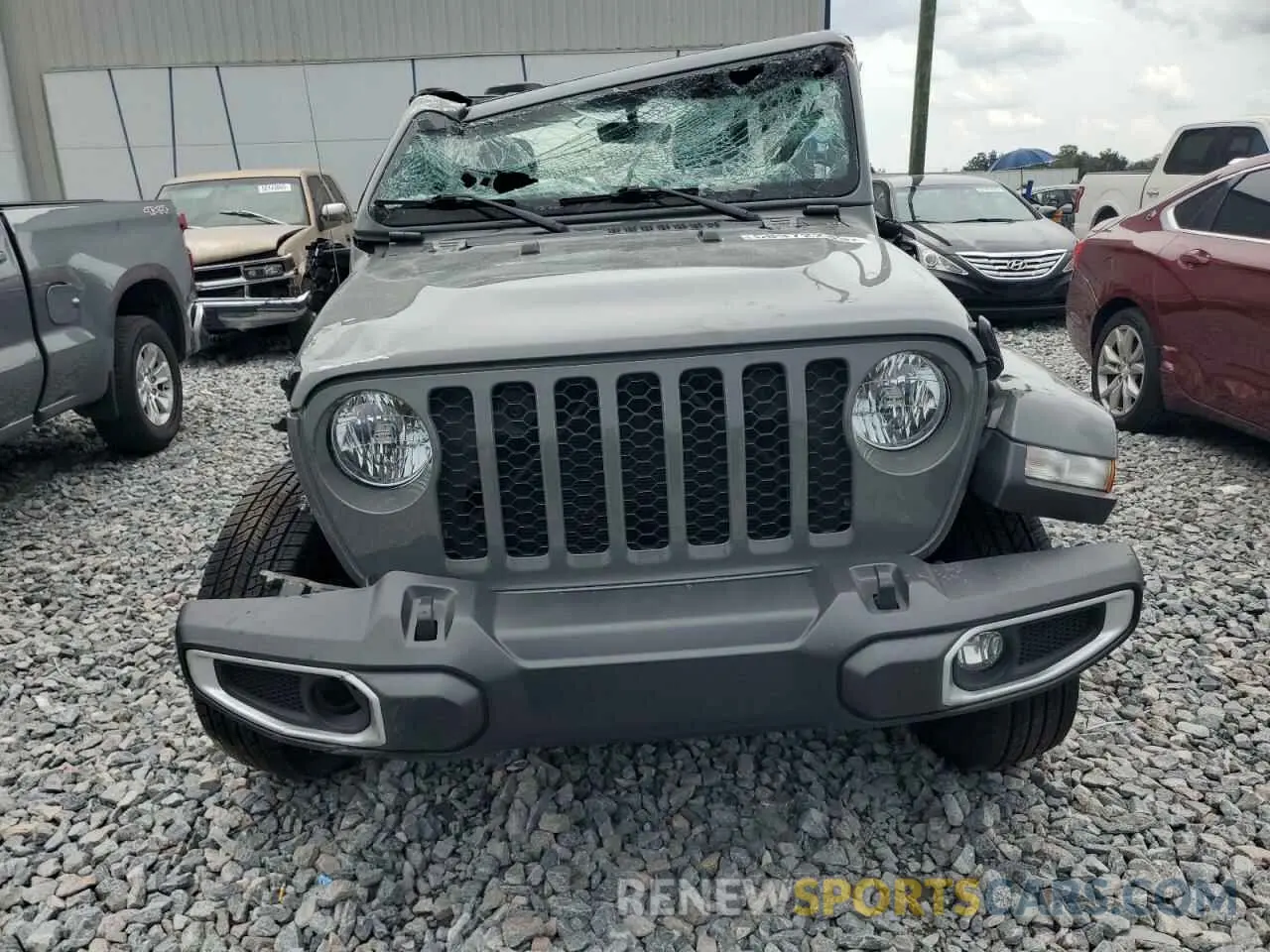 5 Photograph of a damaged car 1C6HJTAG9PL506729 JEEP GLADIATOR 2023