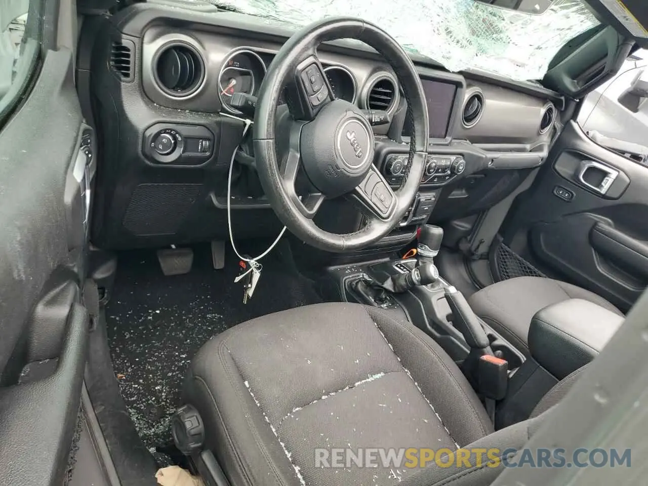8 Photograph of a damaged car 1C6HJTAG9PL506729 JEEP GLADIATOR 2023