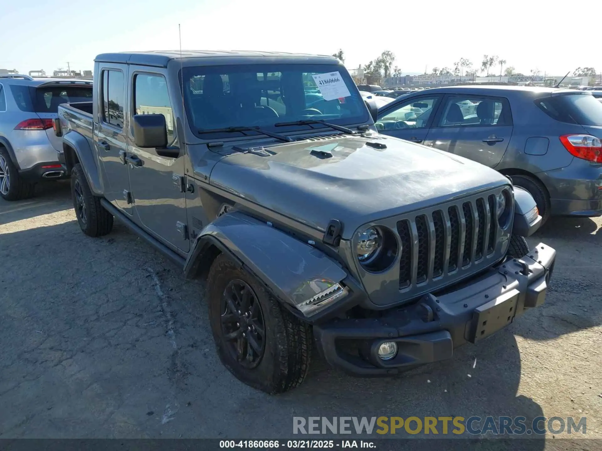 1 Photograph of a damaged car 1C6HJTAG9PL517097 JEEP GLADIATOR 2023