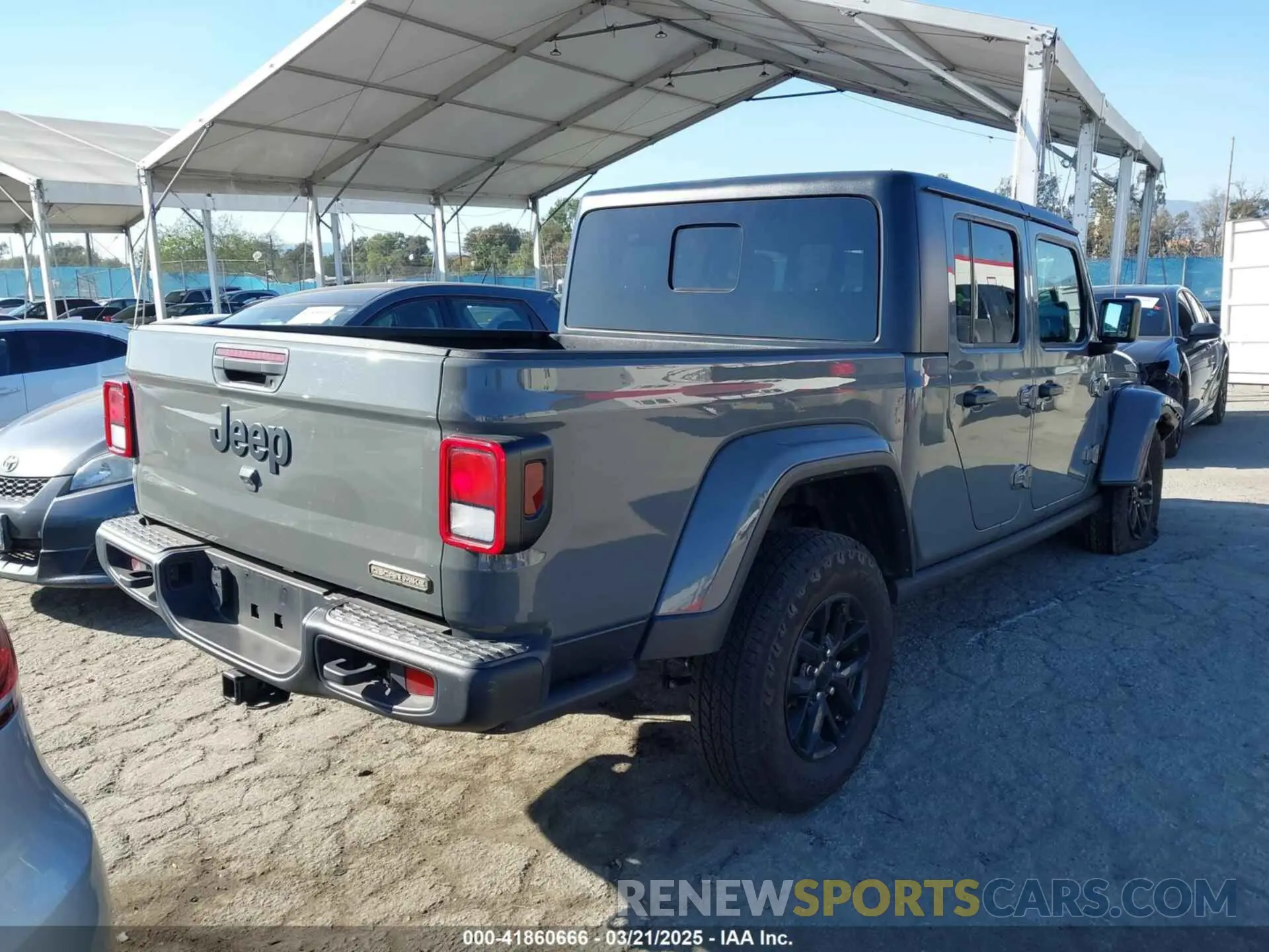 4 Photograph of a damaged car 1C6HJTAG9PL517097 JEEP GLADIATOR 2023