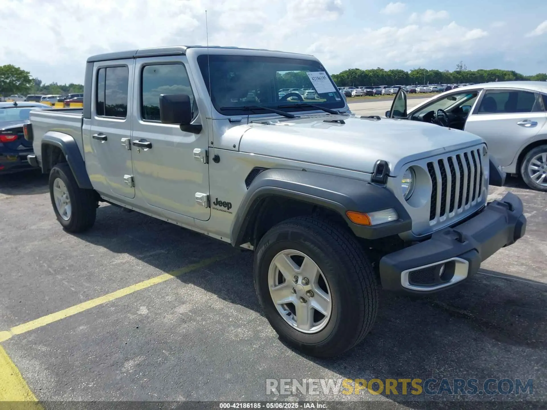 1 Photograph of a damaged car 1C6HJTAG9PL522977 JEEP GLADIATOR 2023