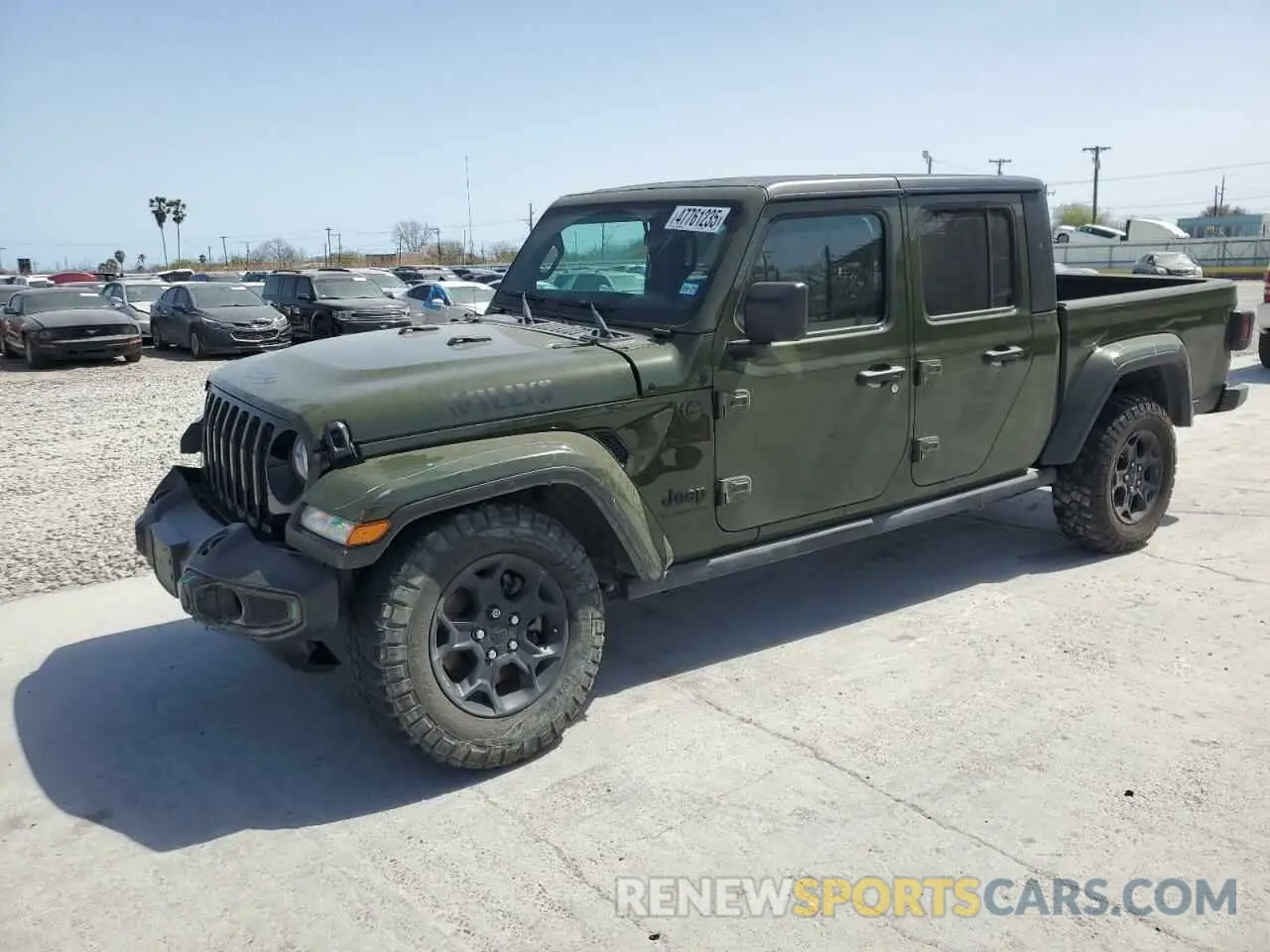 1 Photograph of a damaged car 1C6HJTAG9PL543165 JEEP GLADIATOR 2023