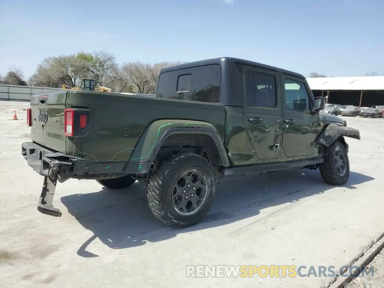 3 Photograph of a damaged car 1C6HJTAG9PL543165 JEEP GLADIATOR 2023