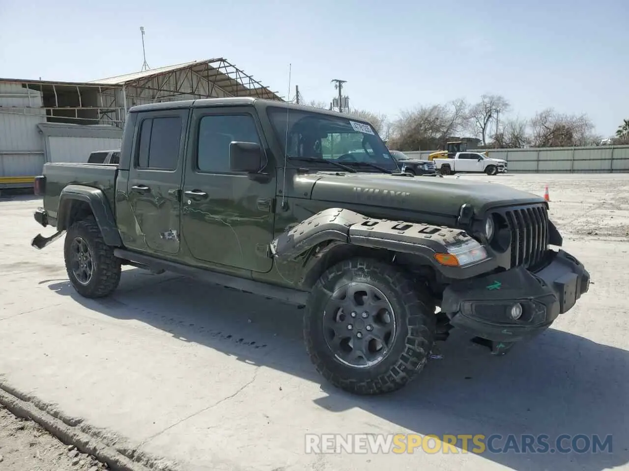 4 Photograph of a damaged car 1C6HJTAG9PL543165 JEEP GLADIATOR 2023