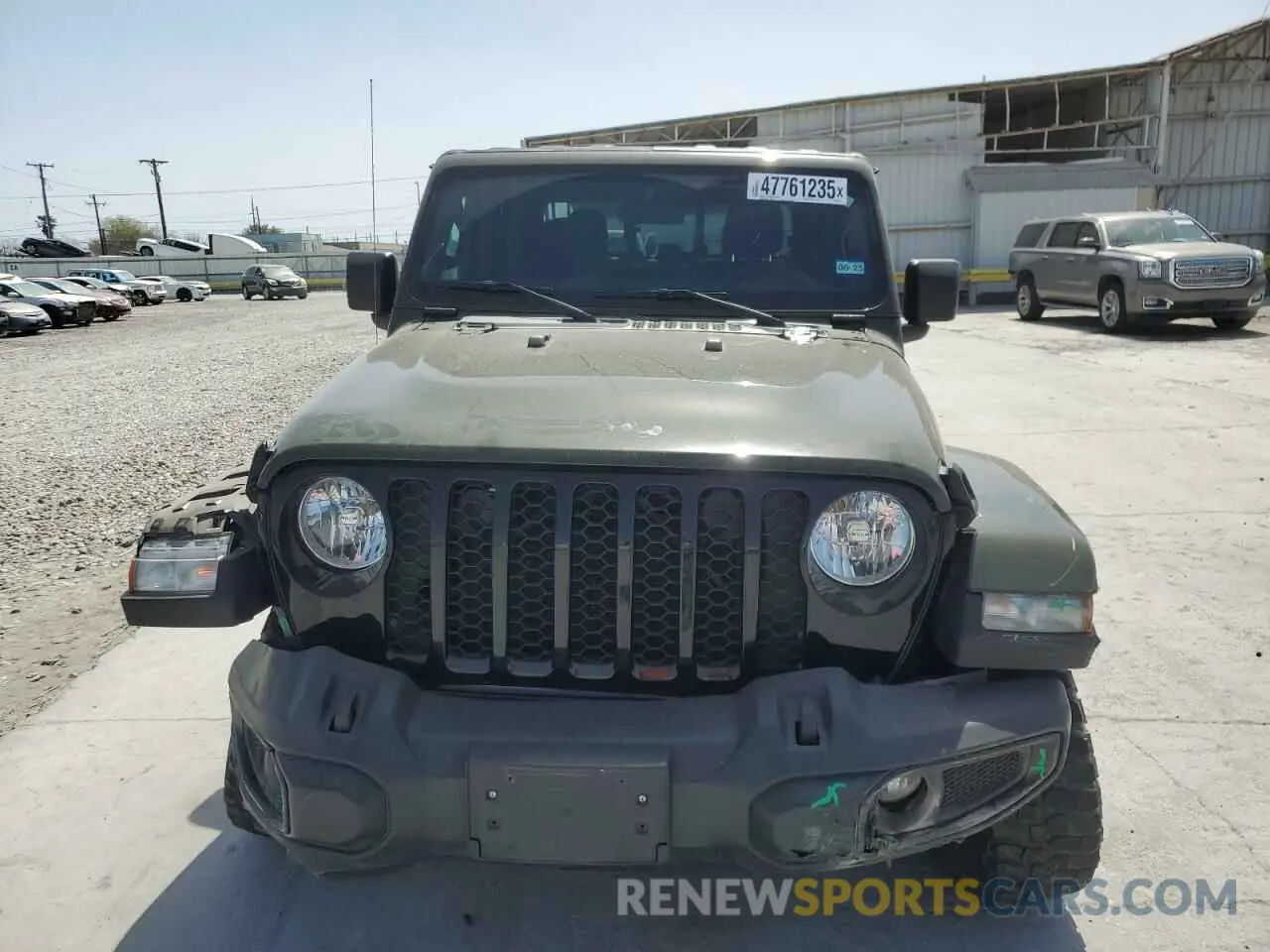 5 Photograph of a damaged car 1C6HJTAG9PL543165 JEEP GLADIATOR 2023