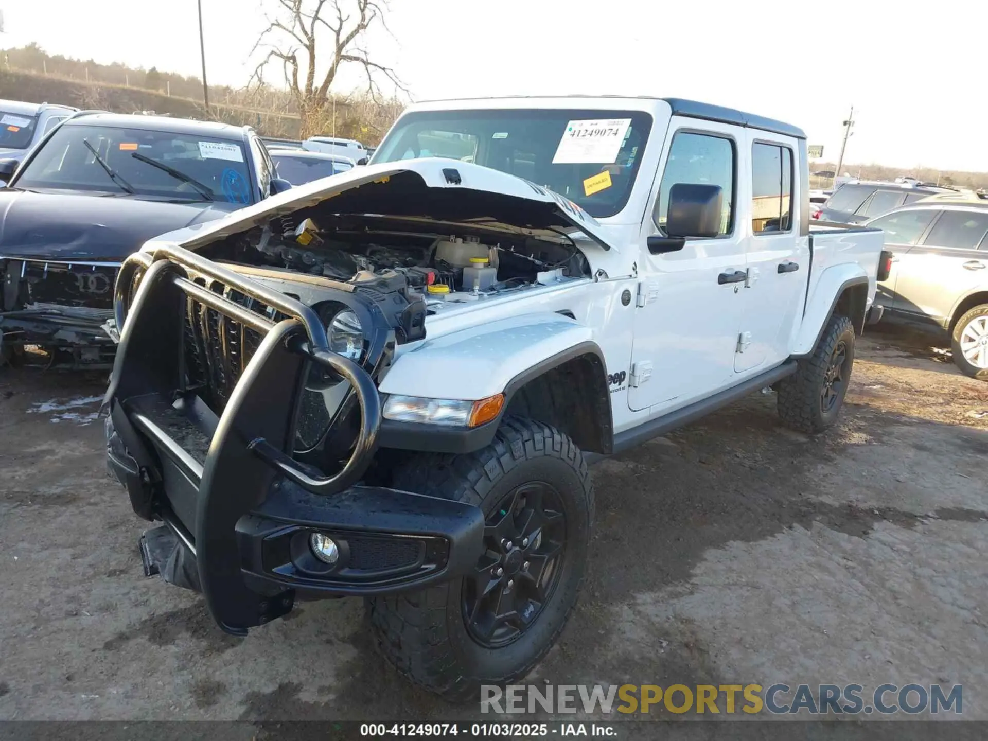 2 Photograph of a damaged car 1C6HJTAGXPL527086 JEEP GLADIATOR 2023