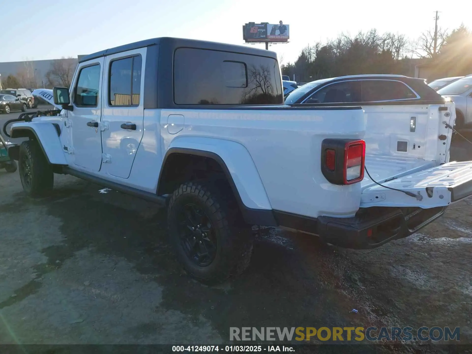 3 Photograph of a damaged car 1C6HJTAGXPL527086 JEEP GLADIATOR 2023