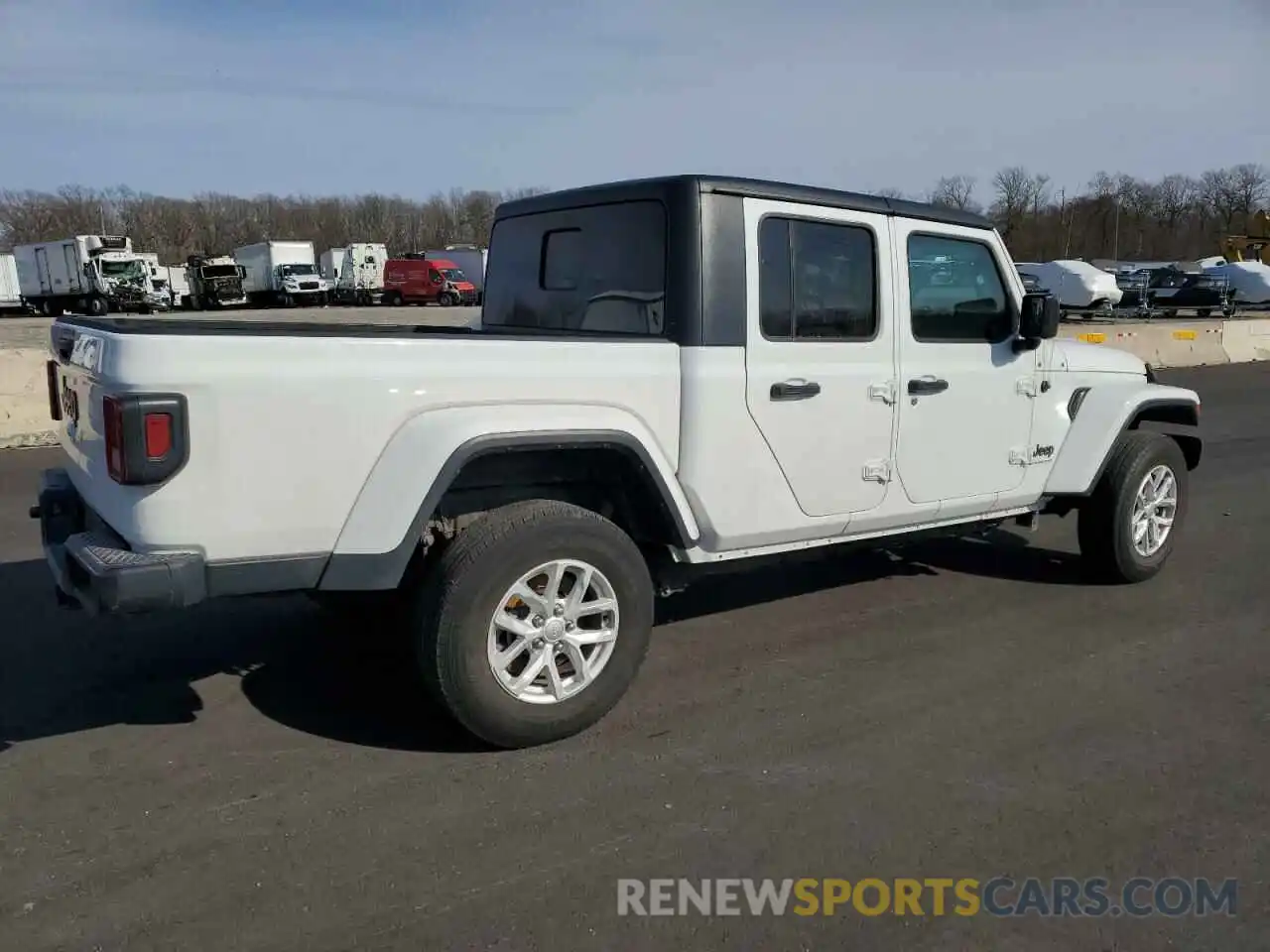 3 Photograph of a damaged car 1C6HJTAGXPL528626 JEEP GLADIATOR 2023