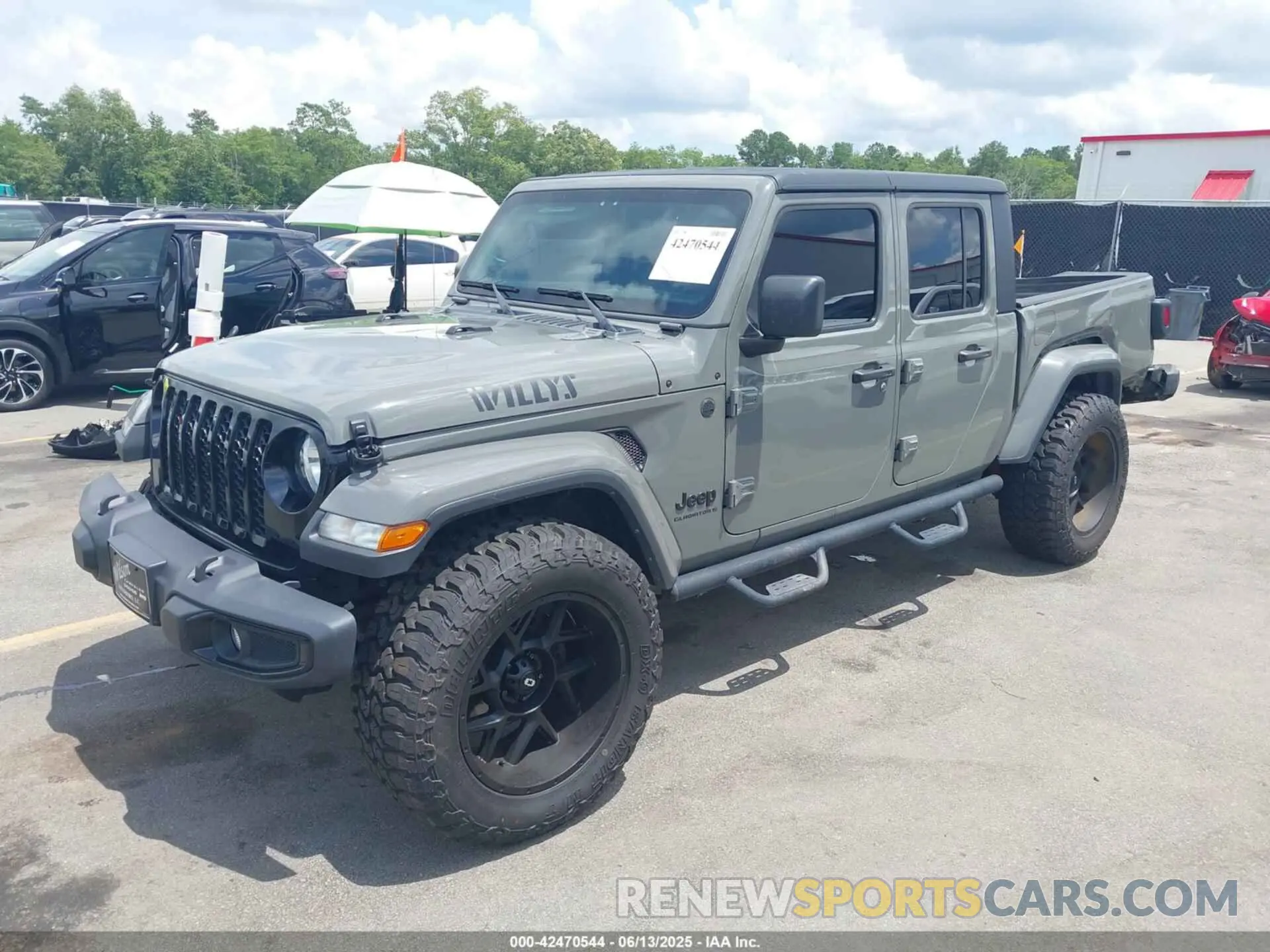 2 Photograph of a damaged car 1C6HJTAGXPL531557 JEEP GLADIATOR 2023