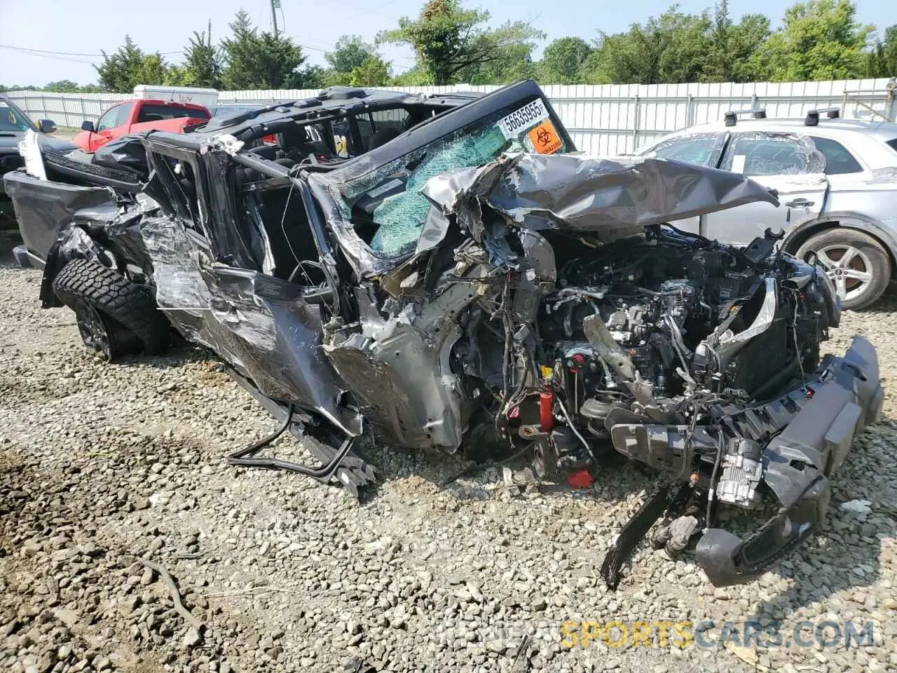 4 Photograph of a damaged car 1C6HJTAGXPL573758 JEEP GLADIATOR 2023