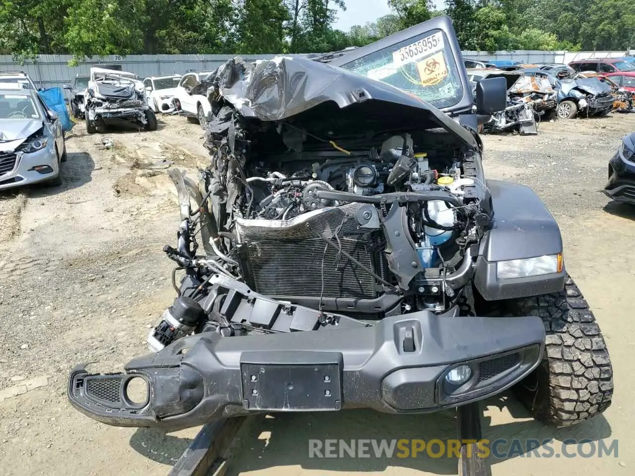 5 Photograph of a damaged car 1C6HJTAGXPL573758 JEEP GLADIATOR 2023