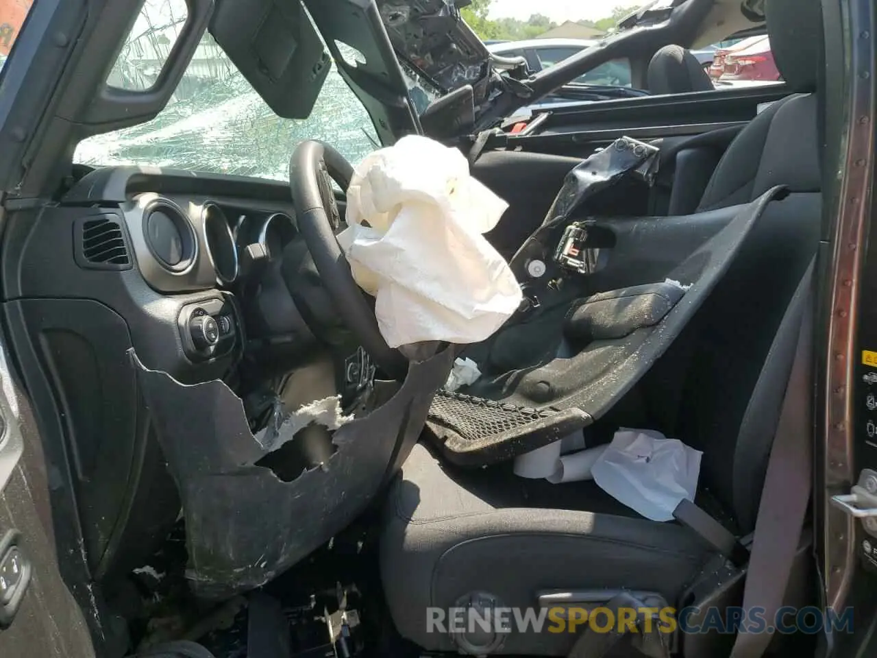 7 Photograph of a damaged car 1C6HJTAGXPL573758 JEEP GLADIATOR 2023