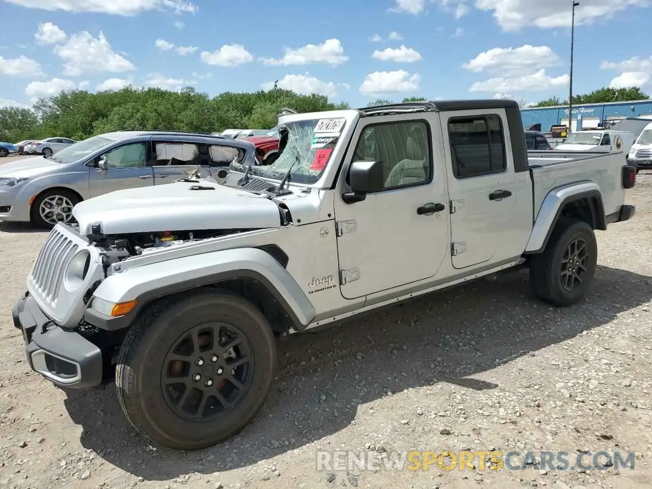 1 Photograph of a damaged car 1C6HJTFG3PL564263 JEEP GLADIATOR 2023
