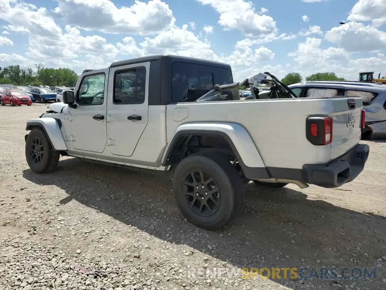 2 Photograph of a damaged car 1C6HJTFG3PL564263 JEEP GLADIATOR 2023