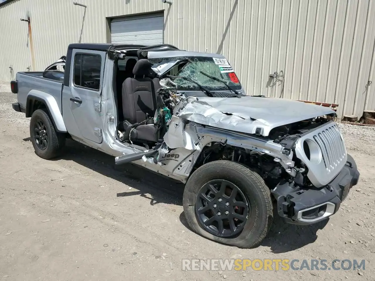 4 Photograph of a damaged car 1C6HJTFG3PL564263 JEEP GLADIATOR 2023