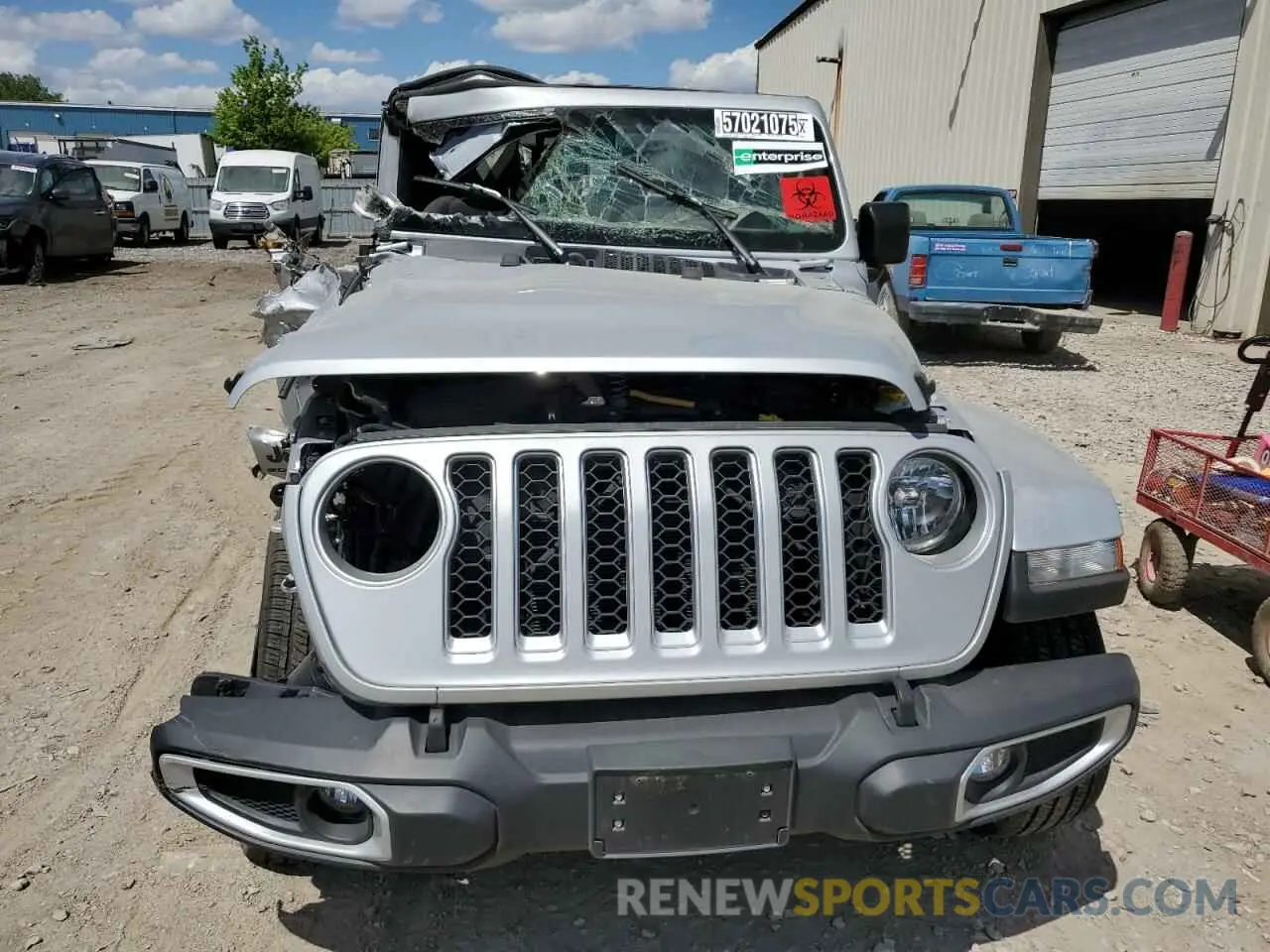 5 Photograph of a damaged car 1C6HJTFG3PL564263 JEEP GLADIATOR 2023