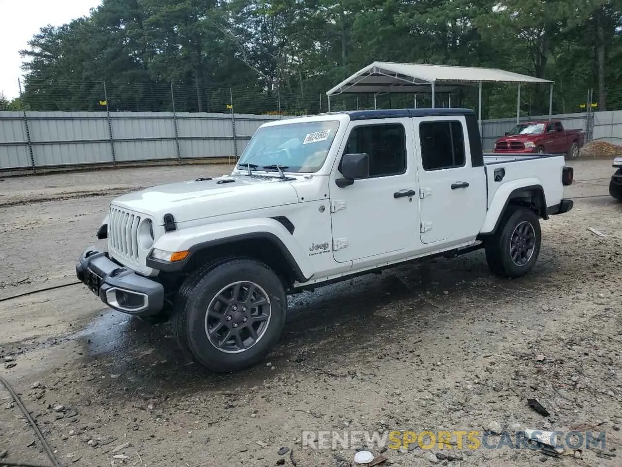 1 Photograph of a damaged car 1C6HJTFG4PL566037 JEEP GLADIATOR 2023
