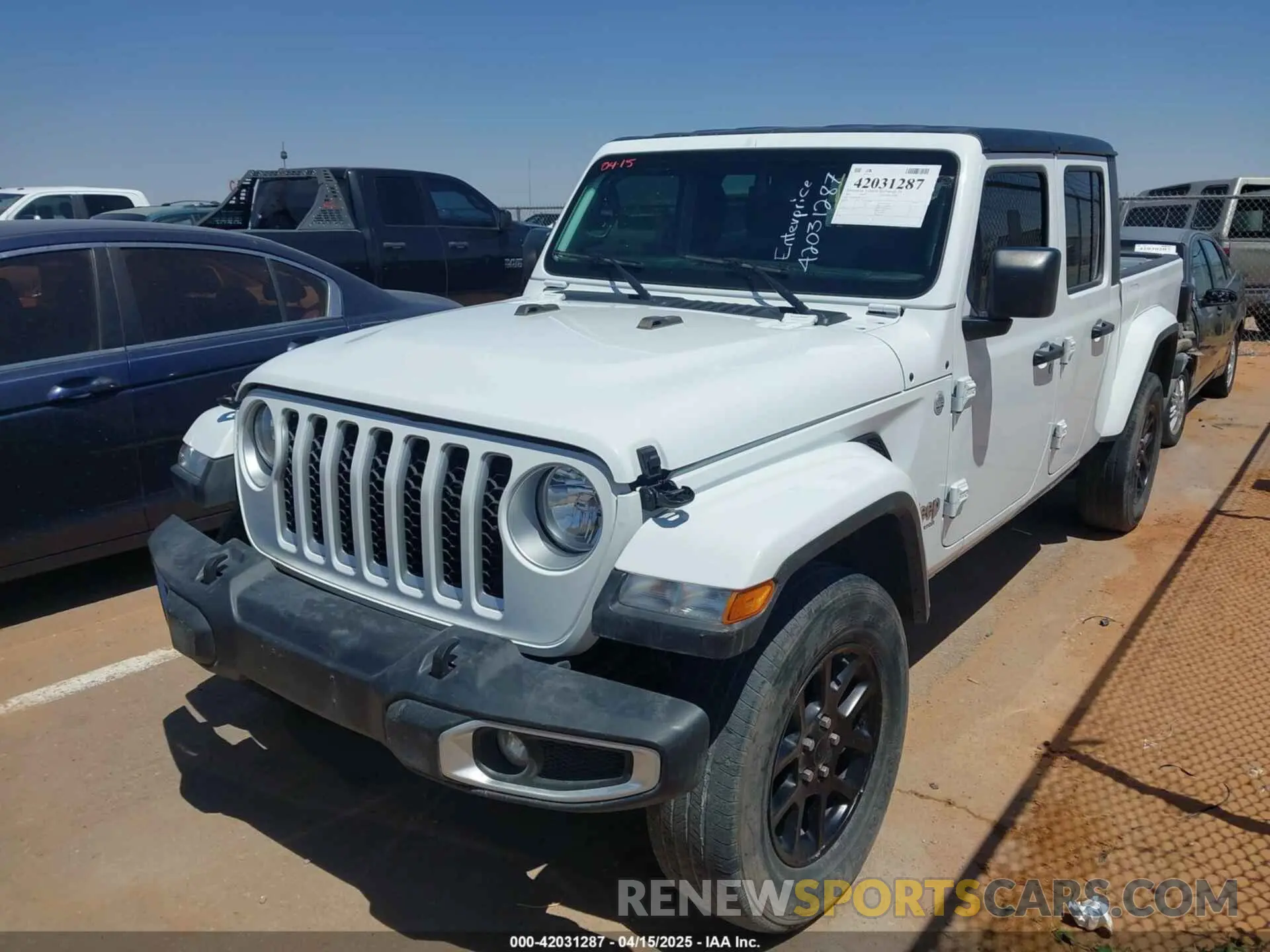 2 Photograph of a damaged car 1C6HJTFG5PL523116 JEEP GLADIATOR 2023