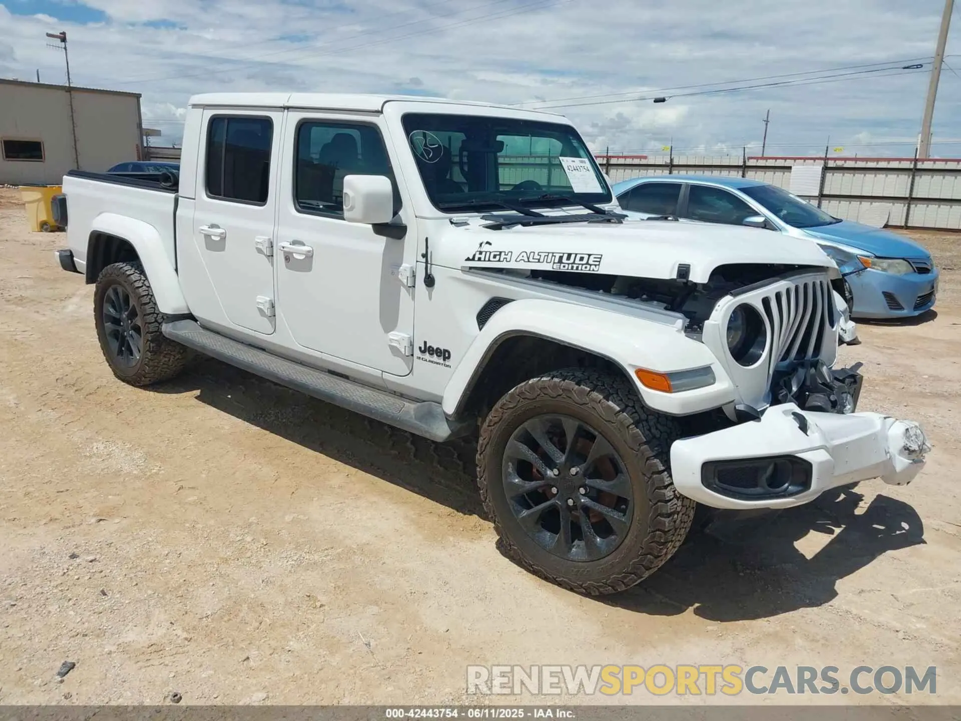 1 Photograph of a damaged car 1C6HJTFG7PL579008 JEEP GLADIATOR 2023