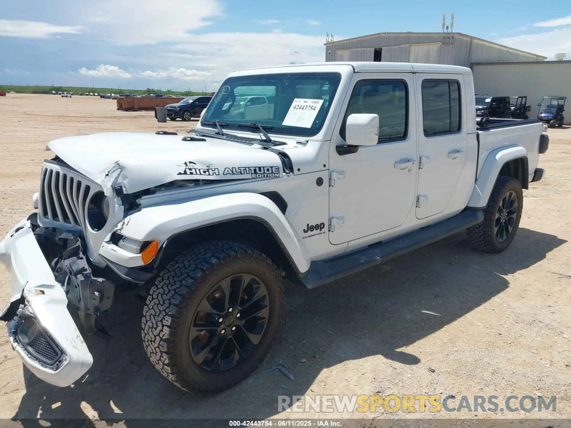 2 Photograph of a damaged car 1C6HJTFG7PL579008 JEEP GLADIATOR 2023