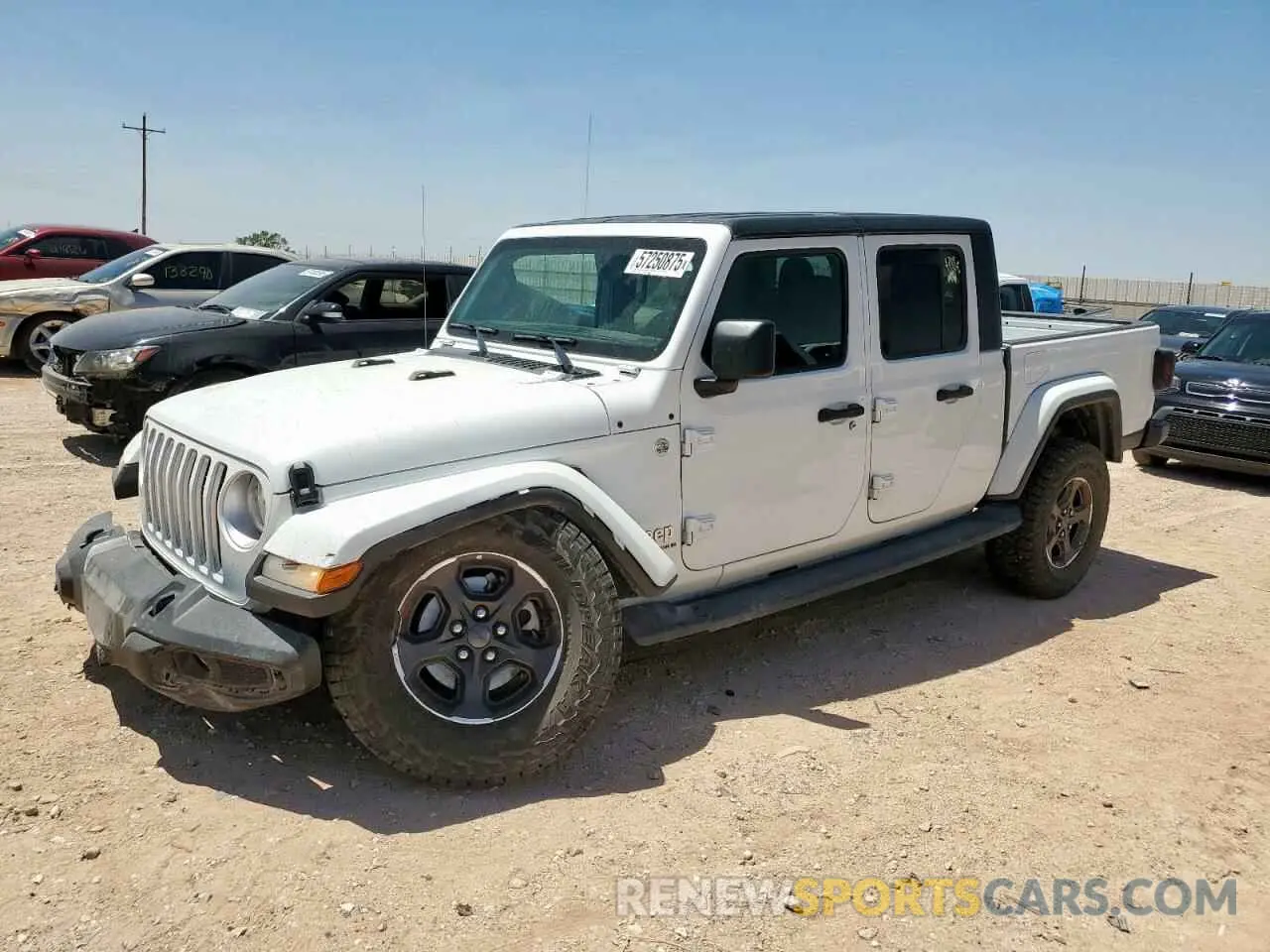1 Photograph of a damaged car 1C6HJTFG8PL553372 JEEP GLADIATOR 2023