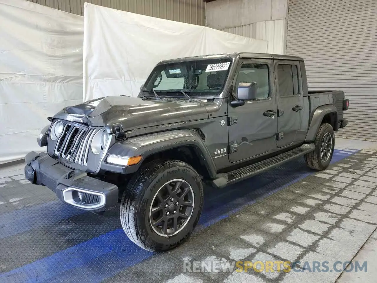 1 Photograph of a damaged car 1C6HJTFGXPL560873 JEEP GLADIATOR 2023