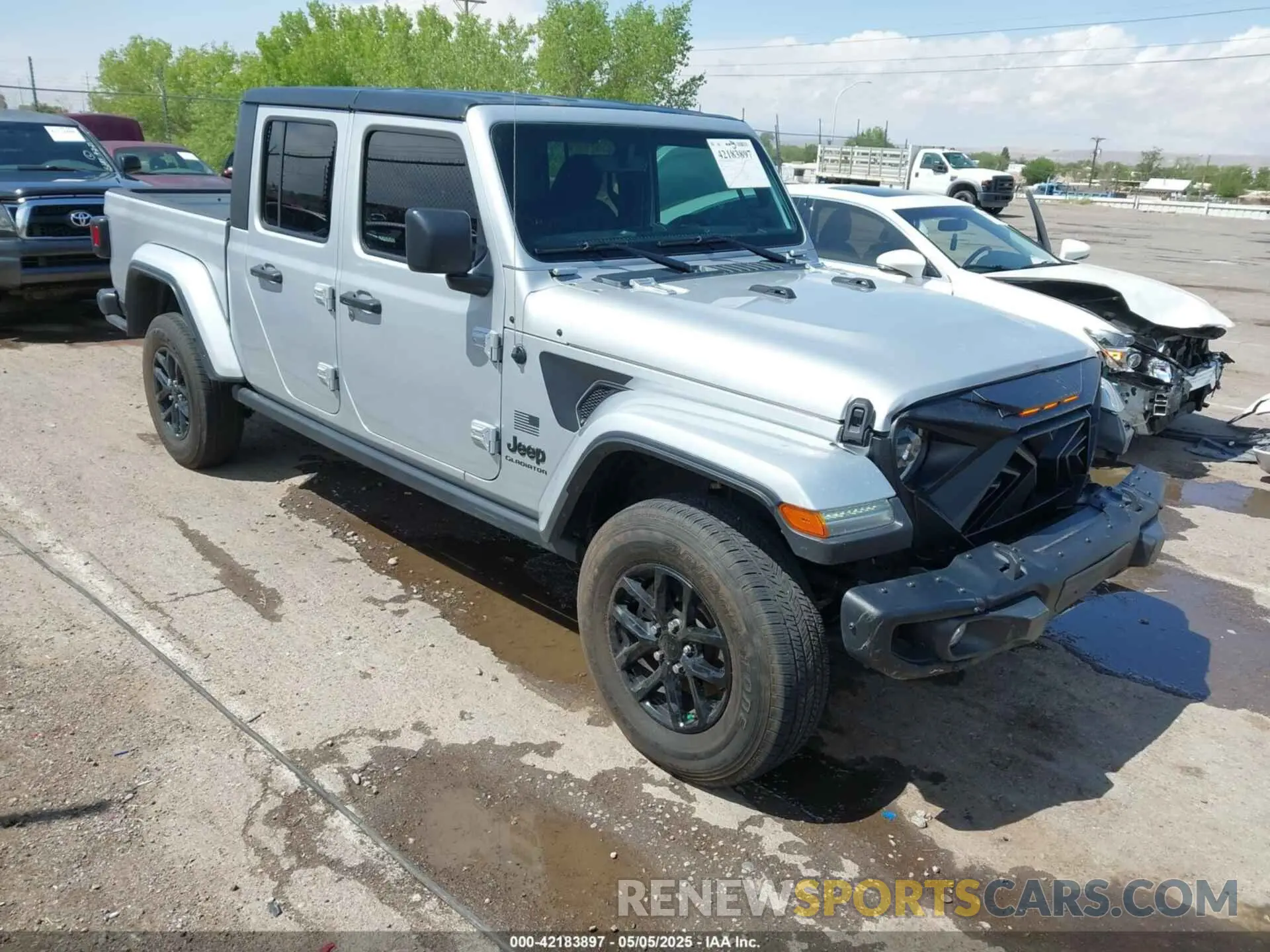 1 Photograph of a damaged car 1C6JJTAG3PL517372 JEEP GLADIATOR 2023