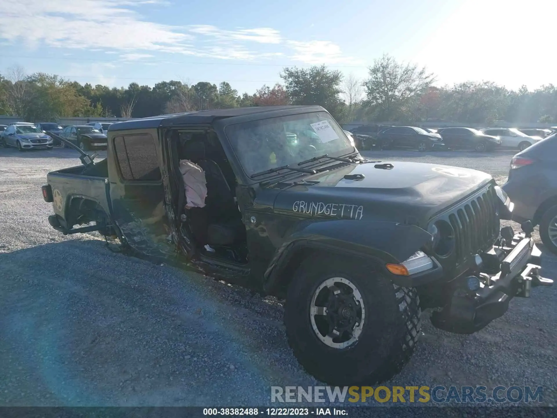 1 Photograph of a damaged car 1C6JJTAG7PL518346 JEEP GLADIATOR 2023