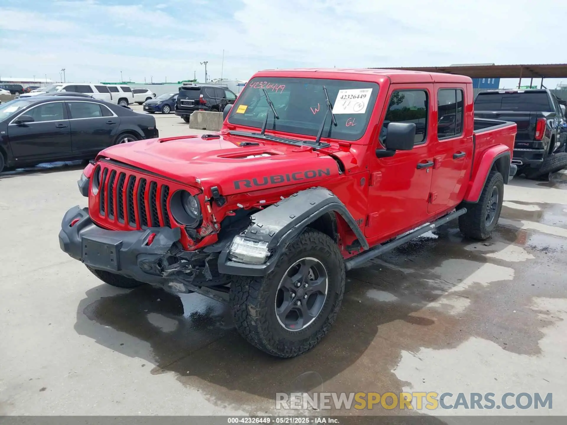 2 Photograph of a damaged car 1C6JJTBG2PL509200 JEEP GLADIATOR 2023
