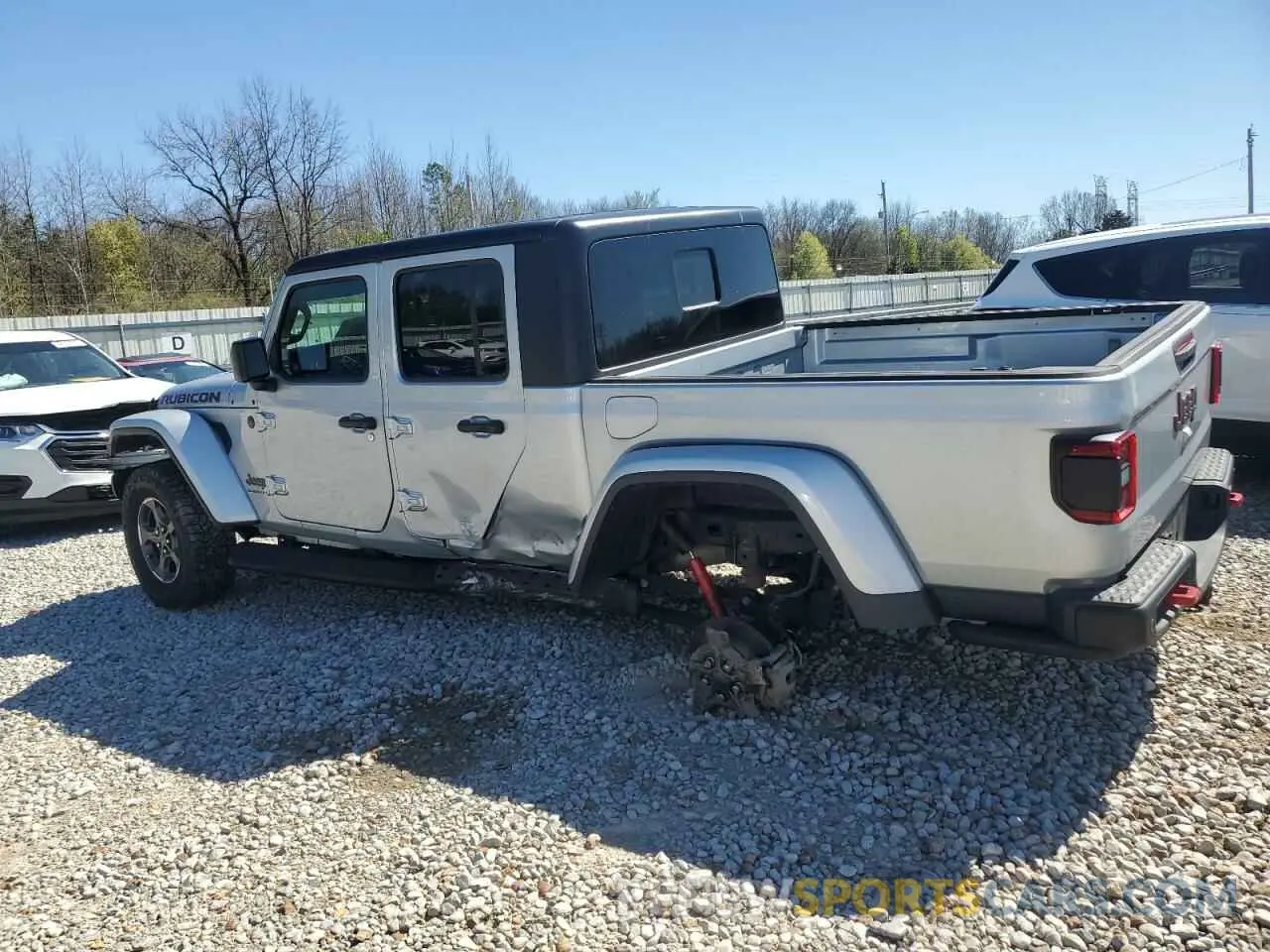 2 Photograph of a damaged car 1C6JJTBG6PL579895 JEEP GLADIATOR 2023