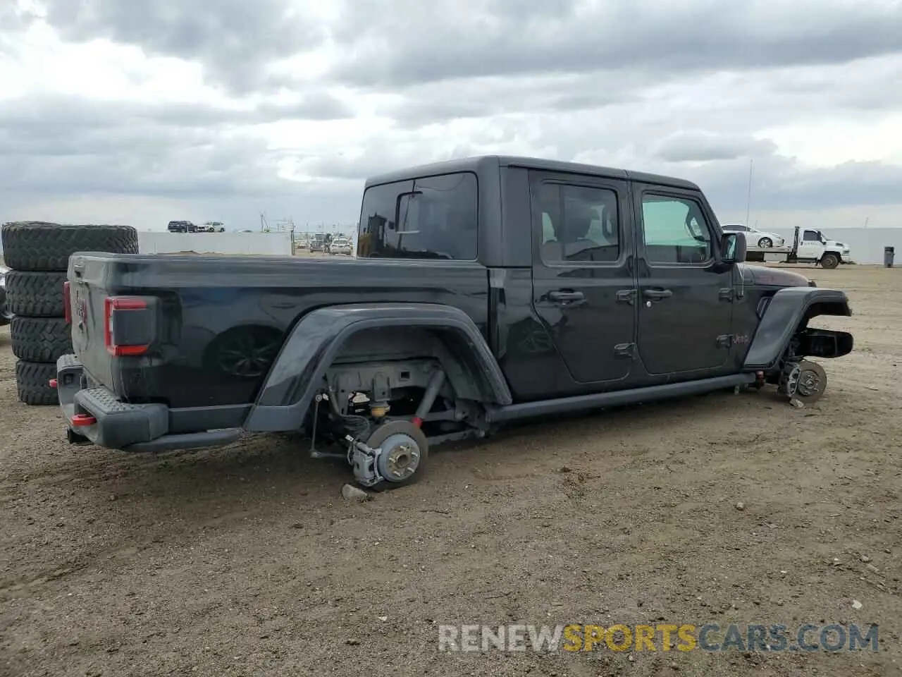 3 Photograph of a damaged car 1C6JJTBG7PL573197 JEEP GLADIATOR 2023