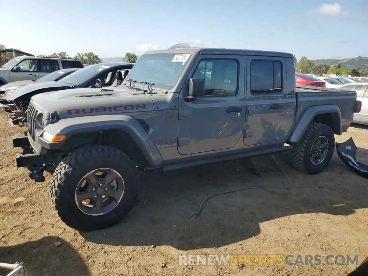 1 Photograph of a damaged car 1C6JJTBG8PL550219 JEEP GLADIATOR 2023