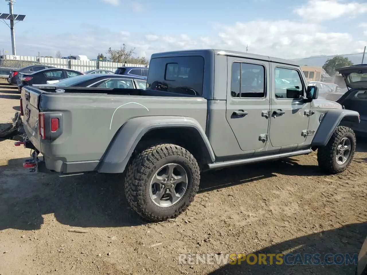 3 Photograph of a damaged car 1C6JJTBG8PL550219 JEEP GLADIATOR 2023