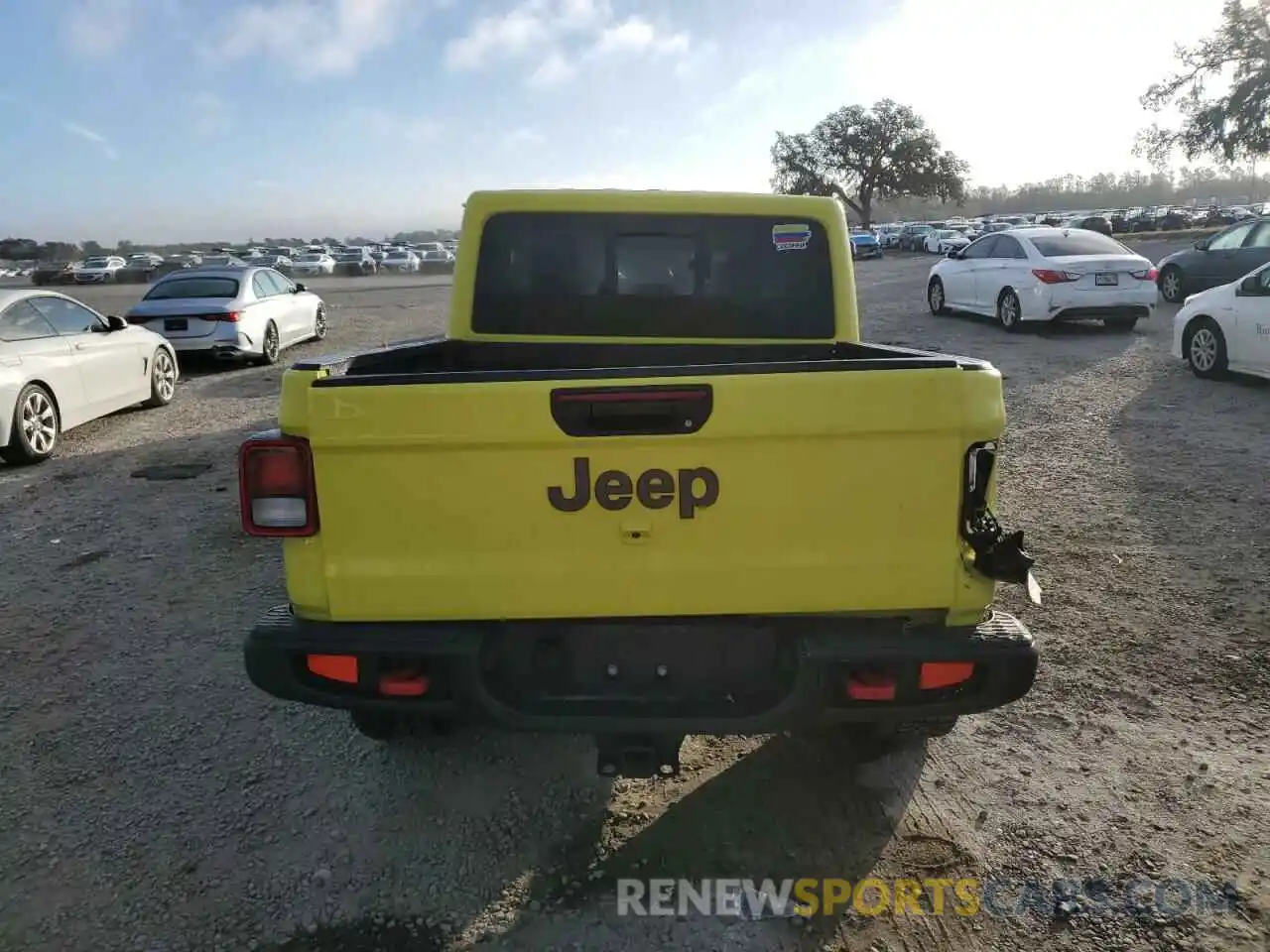 6 Photograph of a damaged car 1C6JJTBG8PL583141 JEEP GLADIATOR 2023