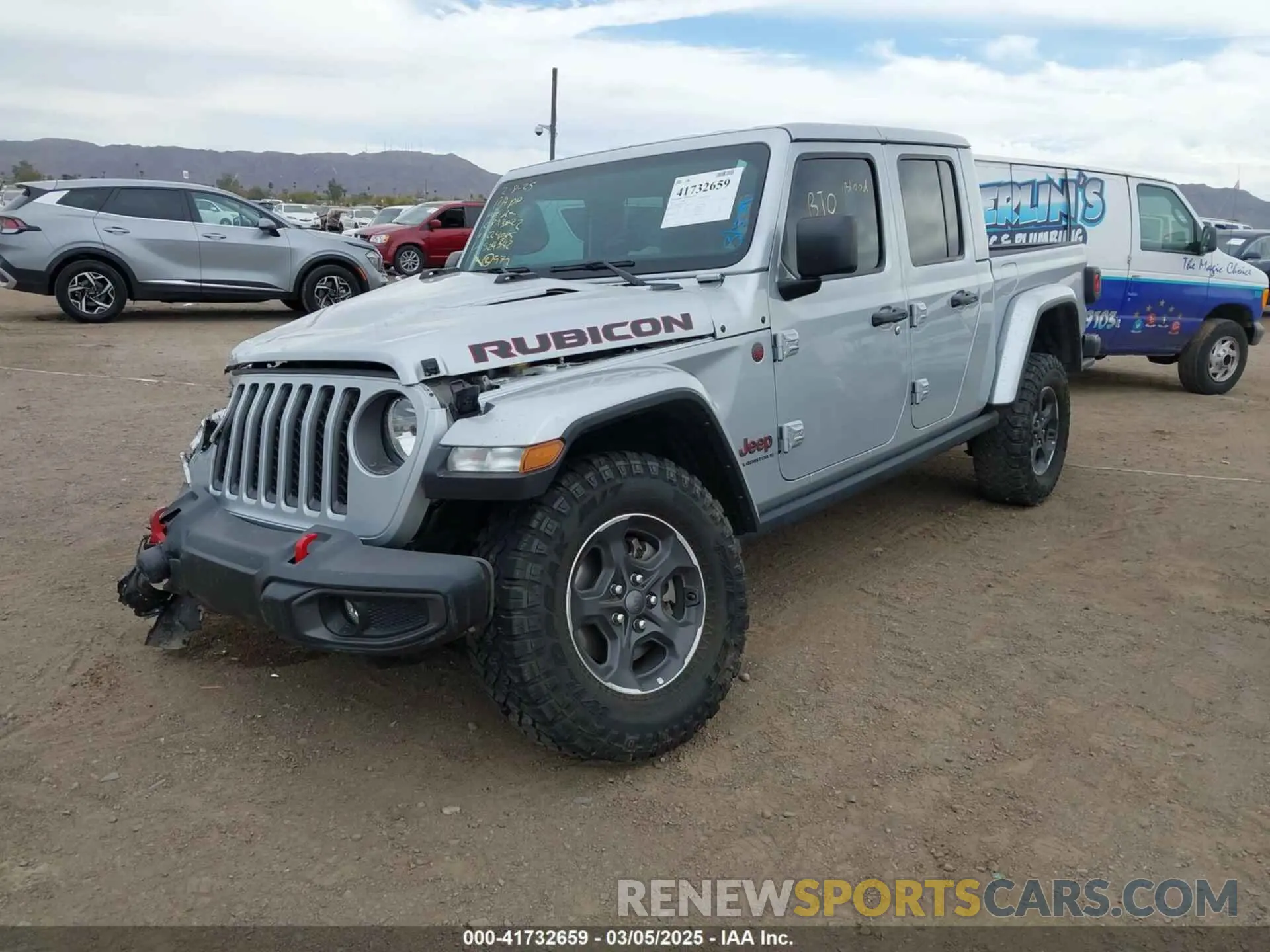 2 Photograph of a damaged car 1C6JJTBG9PL524342 JEEP GLADIATOR 2023