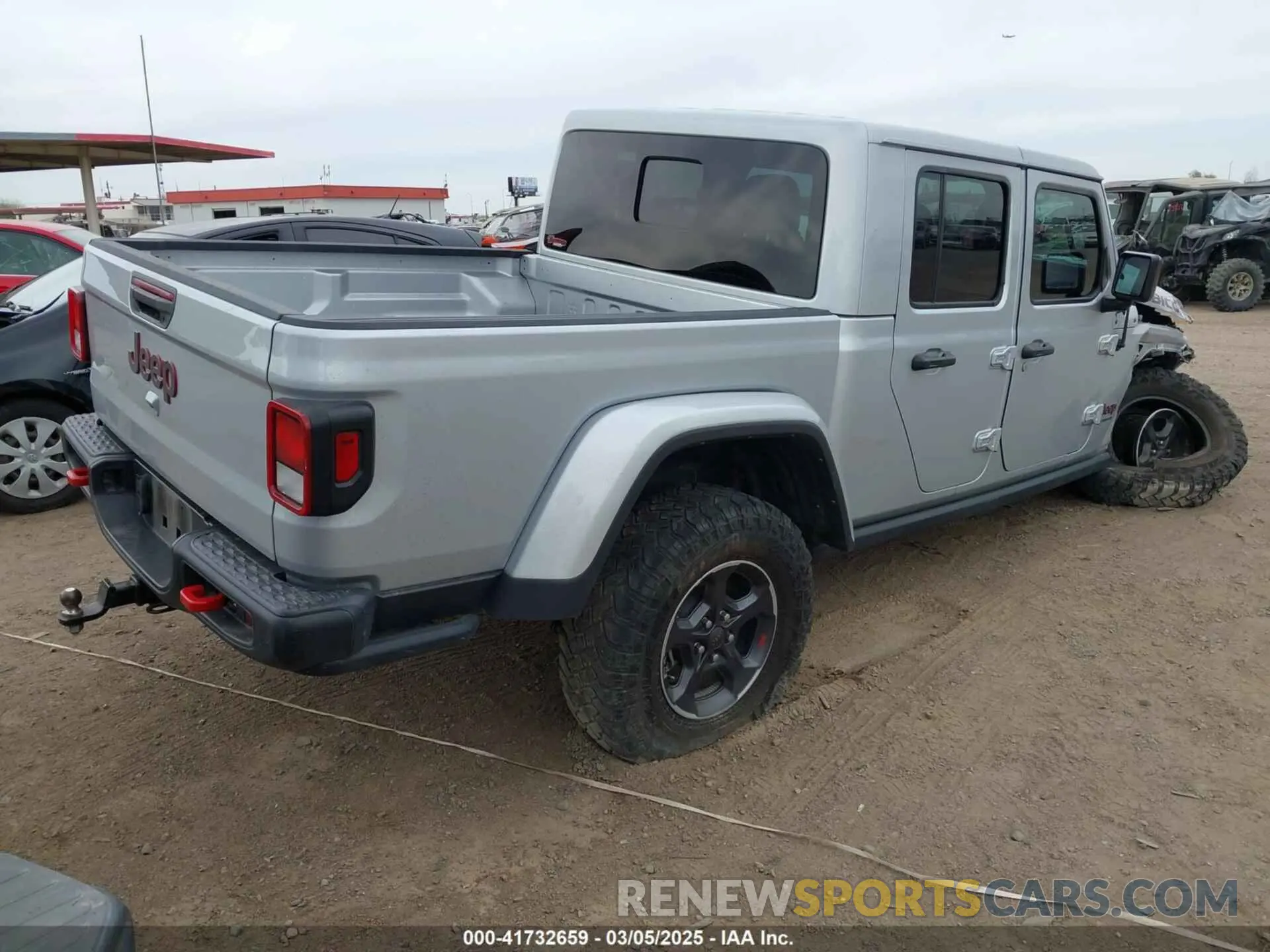4 Photograph of a damaged car 1C6JJTBG9PL524342 JEEP GLADIATOR 2023